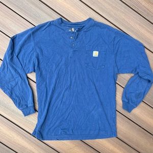 Blue Carhartt Long-sleeve Shirt
